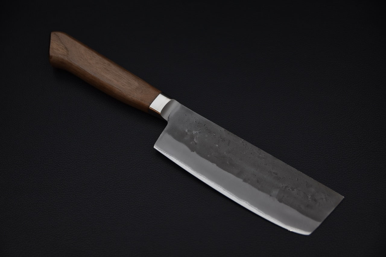 Hitohira TD Aogami #2 Nashiji Yo Nakiri 150mm Noyer