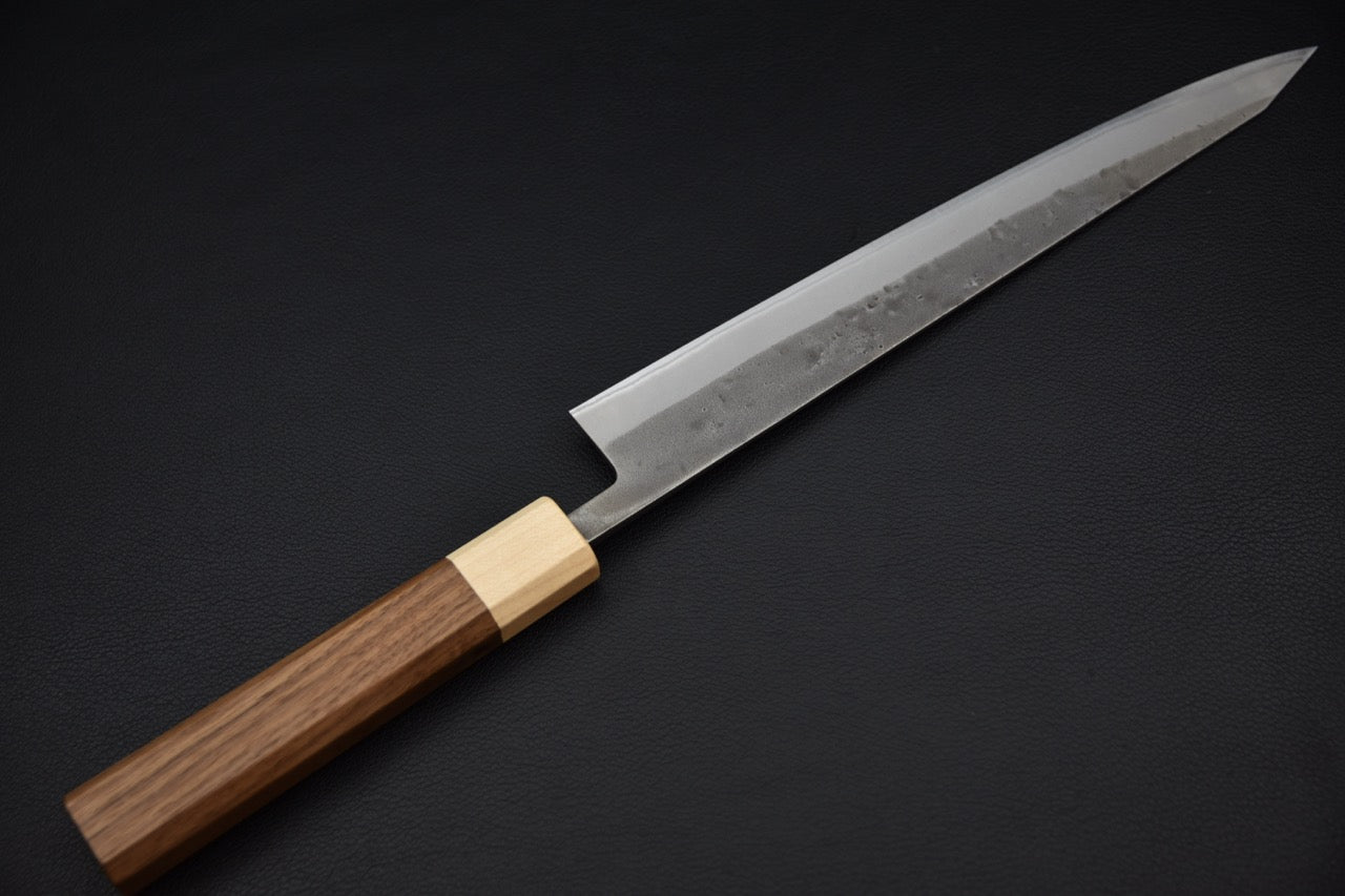 Hitohira TD Aogami #2 Nashiji Sujihiki 240mm Noyer