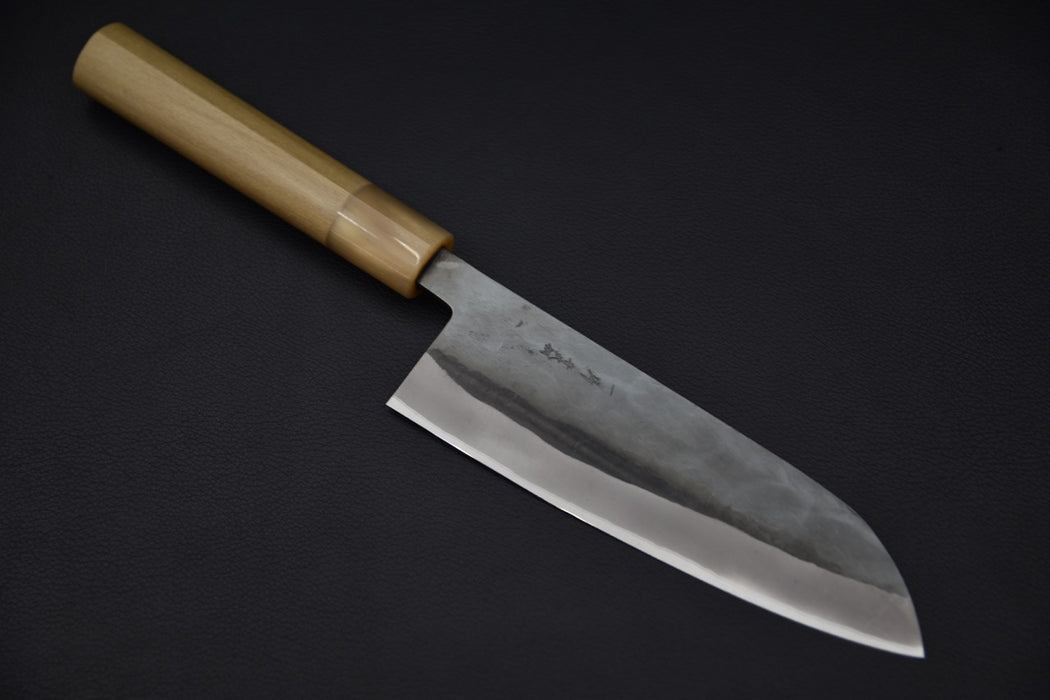 Hitohira TD Aogami #2 Kurouchi Santoku 165mm Ho