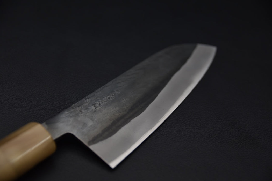 Hitohira TD Aogami #2 Kurouchi Santoku 165mm Ho