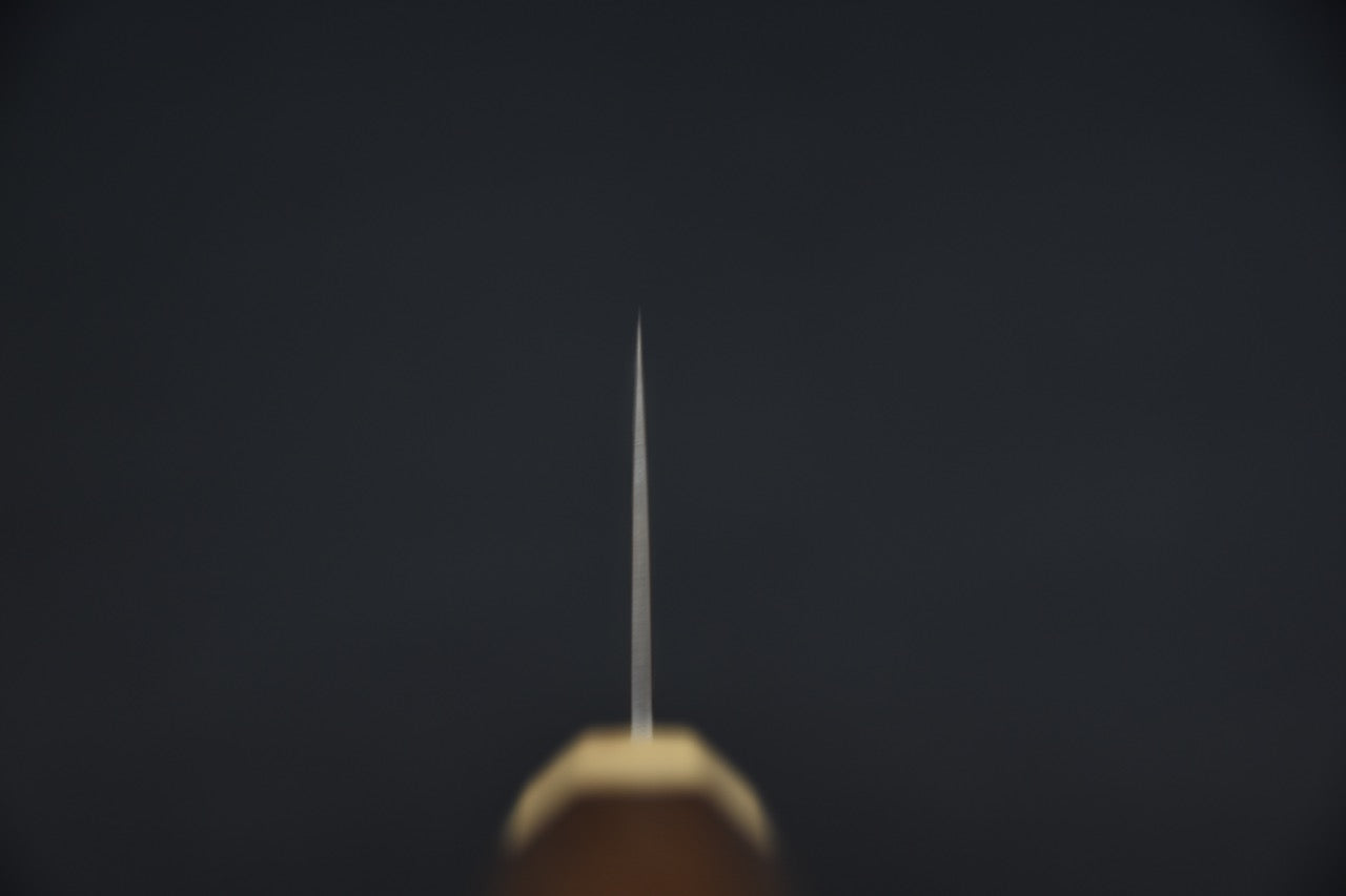 Hitohira TD Aogami #2 Stainless Clad Migaki Santoku 165mm Noyer