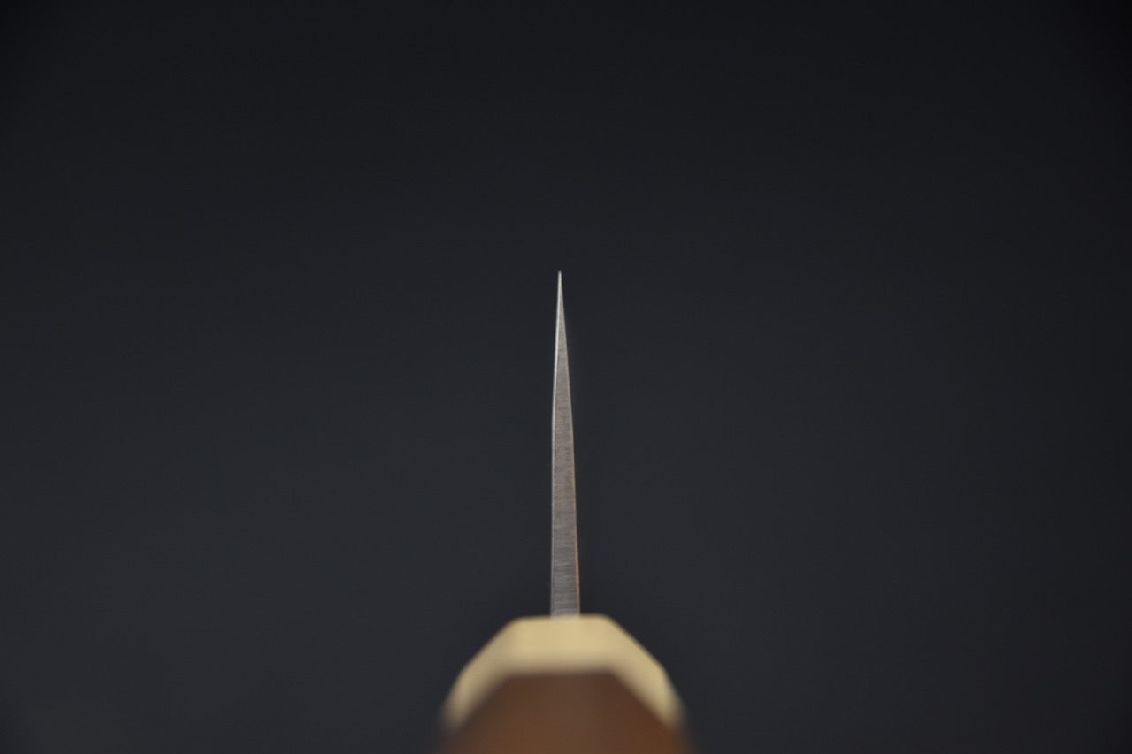 Hitohira TD Aogami #2 Stainless Clad Nashiji Santoku 165mm Noyer