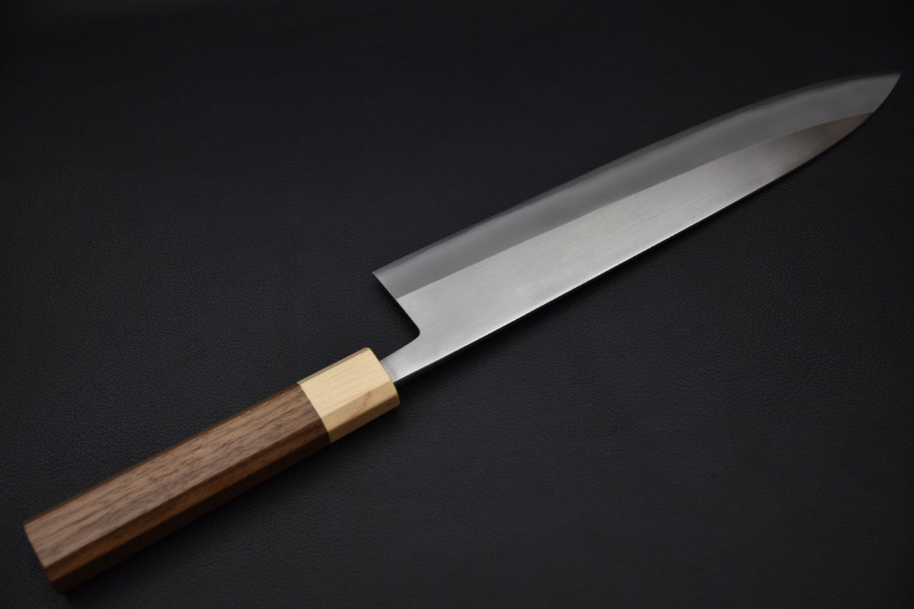 Hitohira TD SLD Migaki Gyuto 240mm Walnut