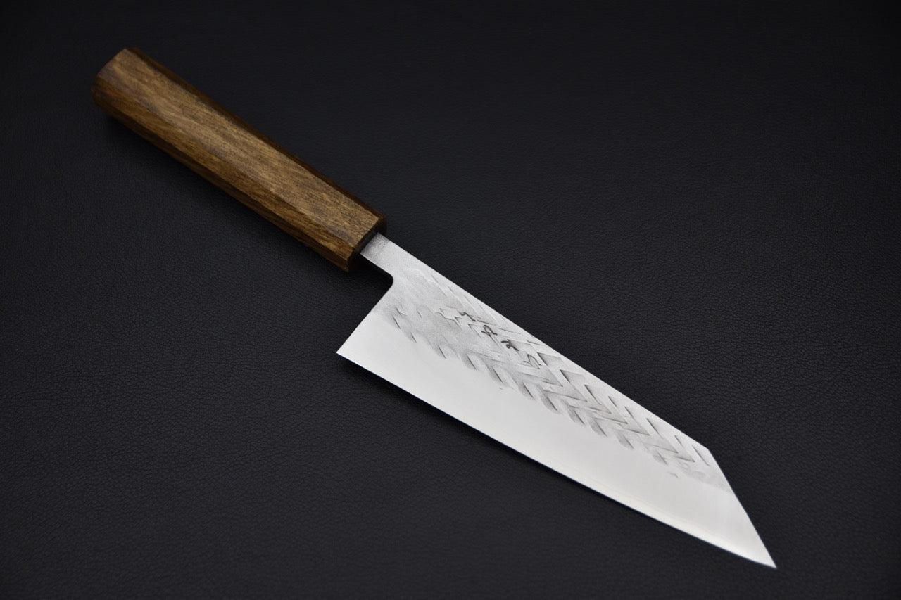 Hitohira TD SLD Tsuchime Bunka 170mm Chêne Laqué