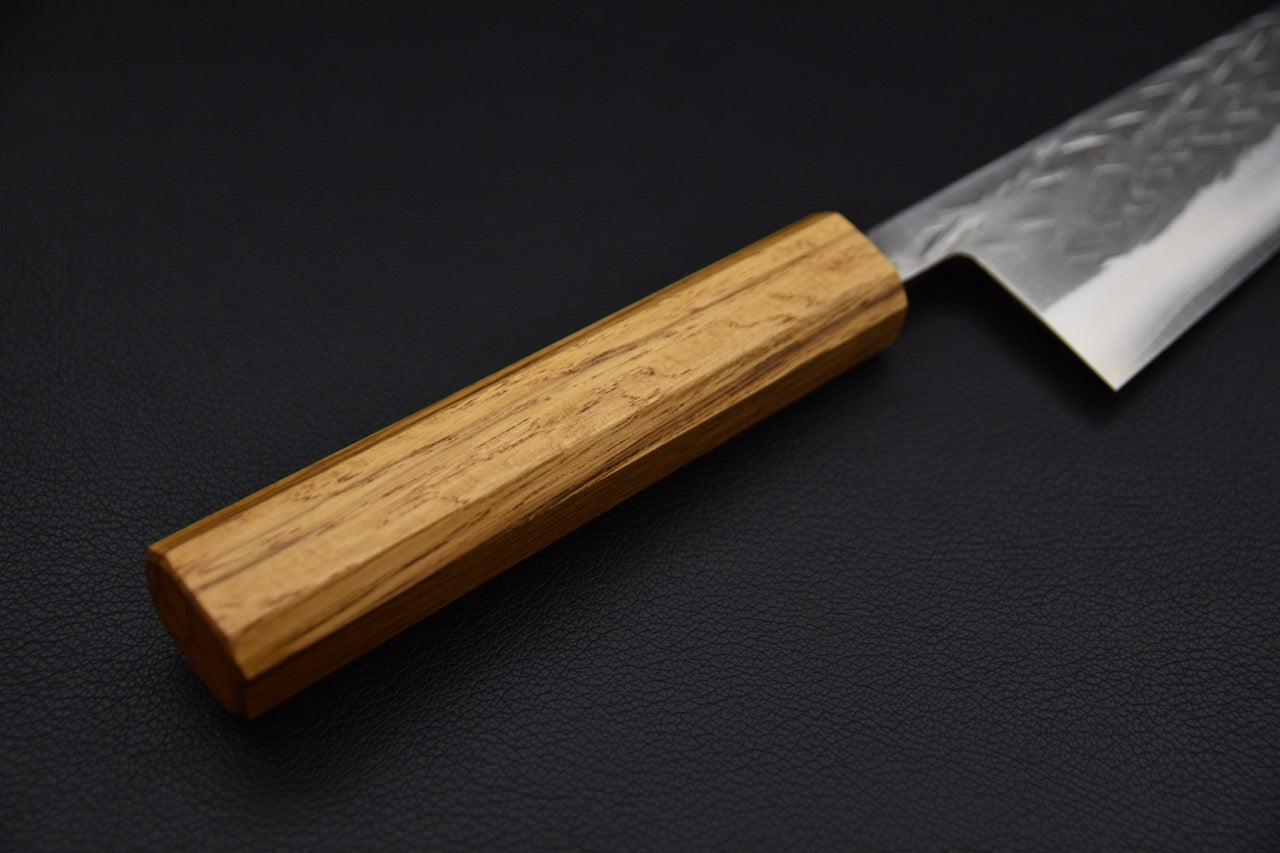 Hitohira TD SLD Tsuchime Bunka 170mm Chêne Laqué
