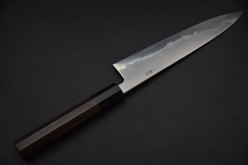 Hitohira Tanaka Izo Aogami #1 Gyuto 210mm Ziricote Handle