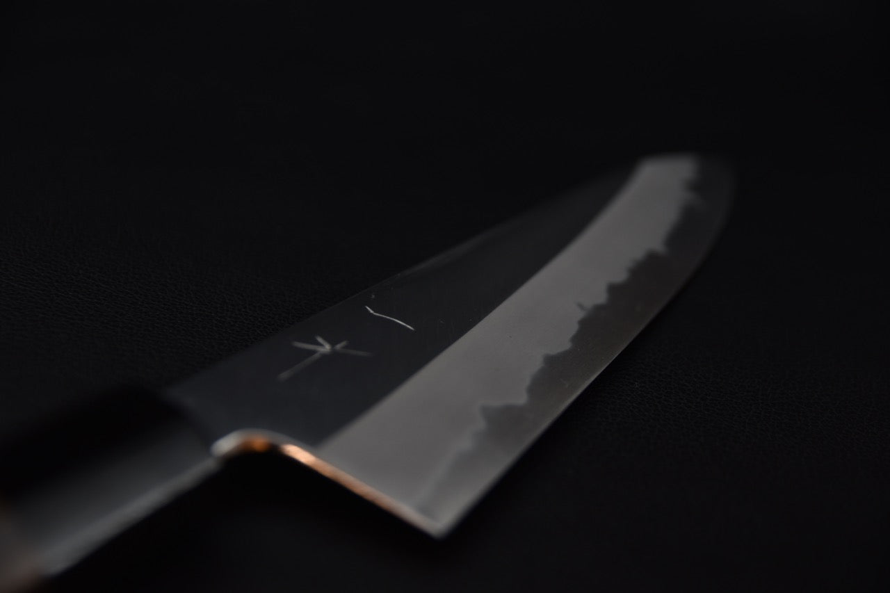 Couteau Gyuto japonais avec lame en acier Aogami #1 et manche ergonomique