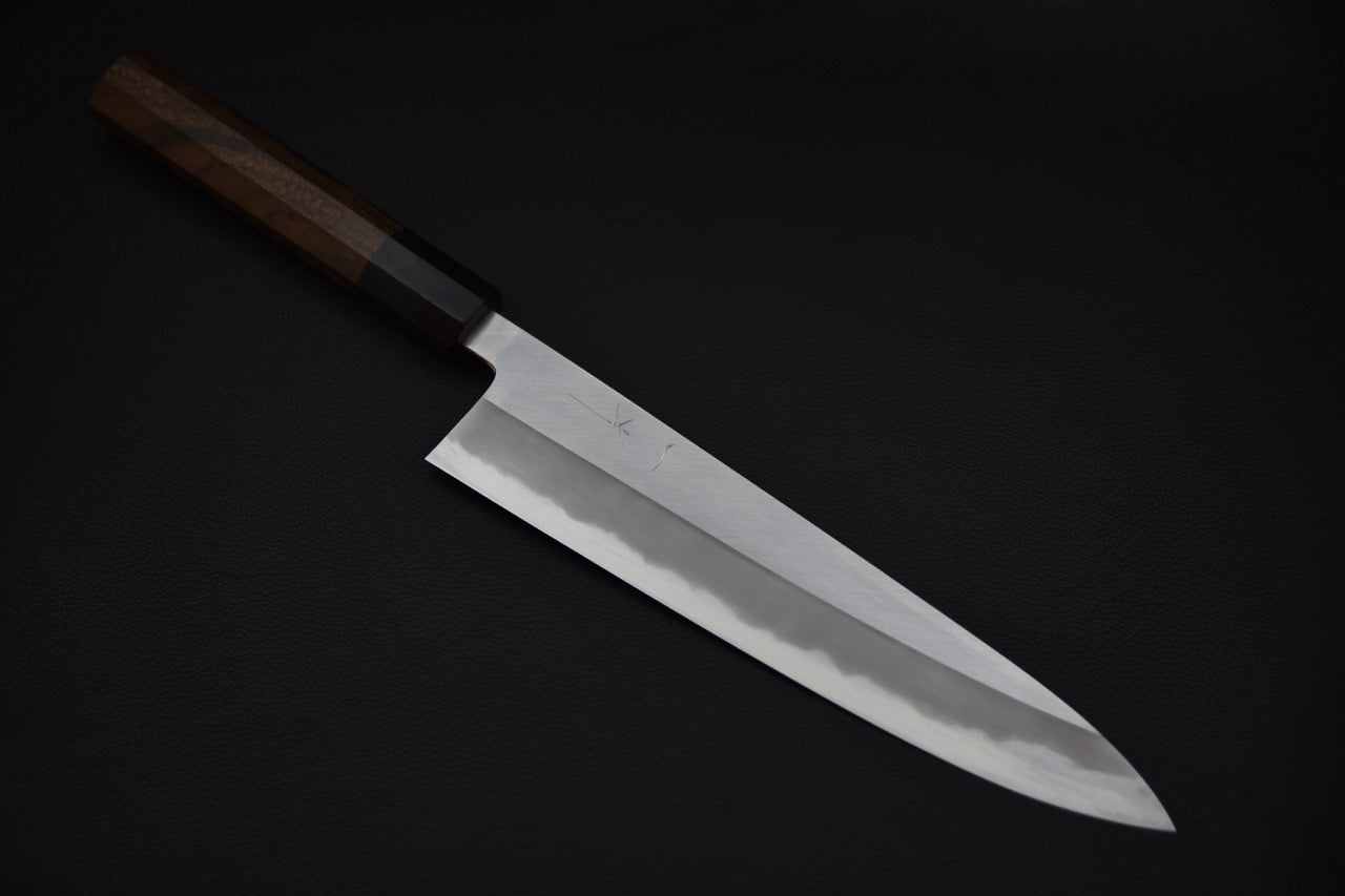 Hitohira Tanaka Kyuzo Aogami #1 Migaki Gyuto 240mm Ziricote