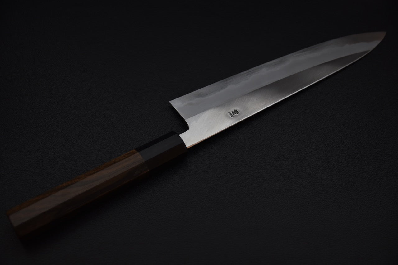 Hitohira Tanaka Kyuzo Aogami #1 Migaki Gyuto 240mm Ziricote