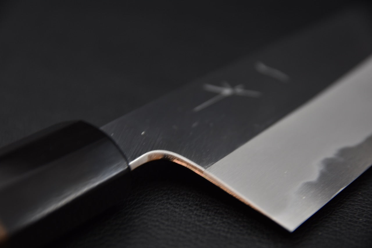 Hitohira Tanaka Kyuzo Aogami #1 Migaki Kiritsuke Gyuto 235mm Ziricote (Extra Haut)