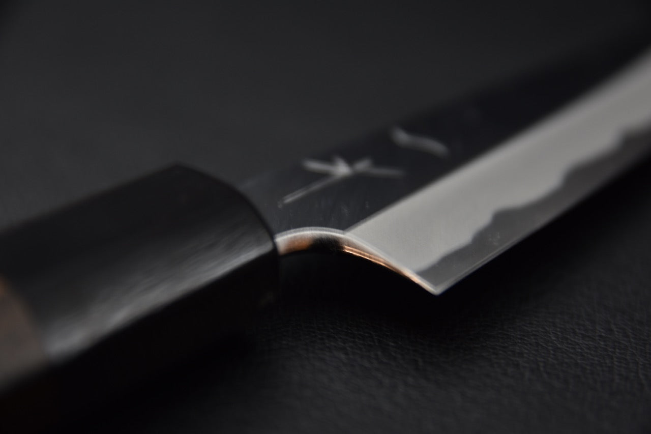 Hitohira Tanaka Kyuzo Aogami #1 Migaki Kiritsuke Petty 125mm Ziricote