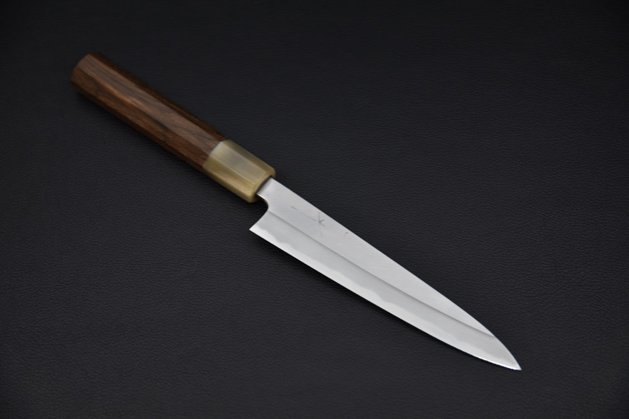 Hitohira Tanaka Kyuzo Aogami #1 Migaki Petty 150mm Ziricote
