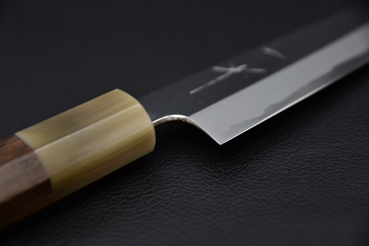 Hitohira Tanaka Kyuzo Aogami #1 Migaki Petty 150mm Ziricote