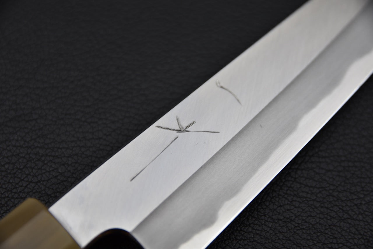 Hitohira Tanaka Kyuzo Aogami #1 Migaki Petty 150mm Ziricote