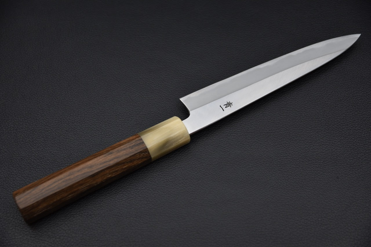 Hitohira Tanaka Kyuzo Aogami #1 Migaki Petty 150mm Ziricote