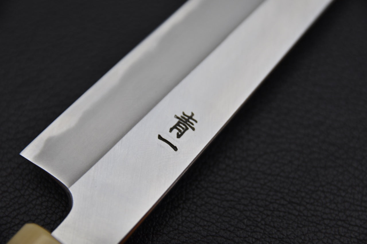 Hitohira Tanaka Kyuzo Aogami #1 Migaki Petty 150mm Ziricote