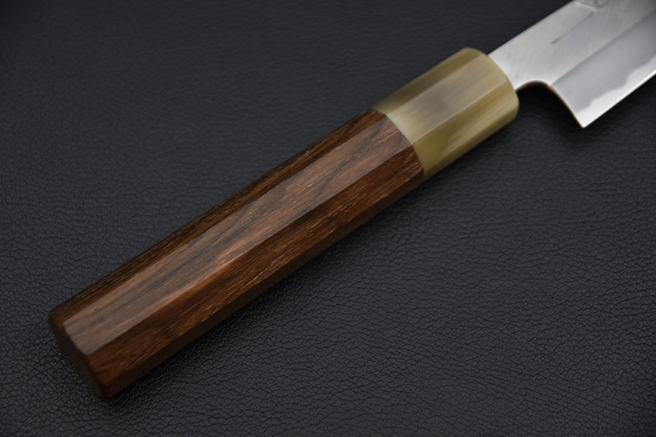 Hitohira Tanaka Kyuzo Aogami #1 Migaki Petty 150mm Ziricote