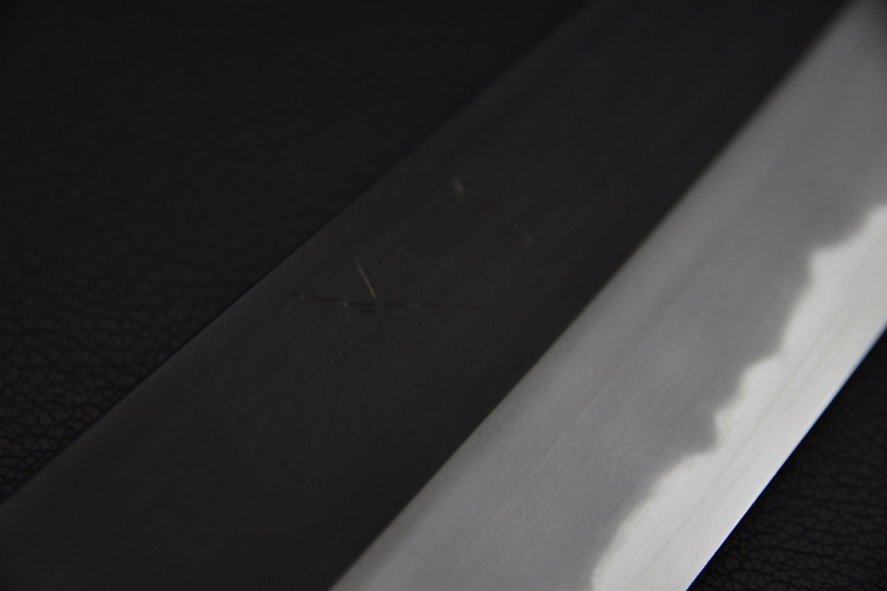 Hitohira Tanaka Kyuzo Aogami #1 Kurouchi Gyuto 240mm Yakusugi