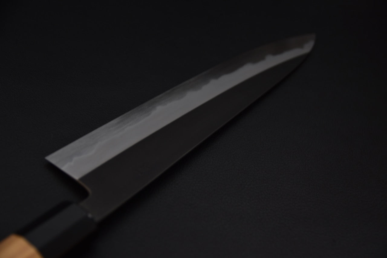 Hitohira Tanaka Kyuzo Aogami #1 Kurouchi Gyuto 240mm Yakusugi