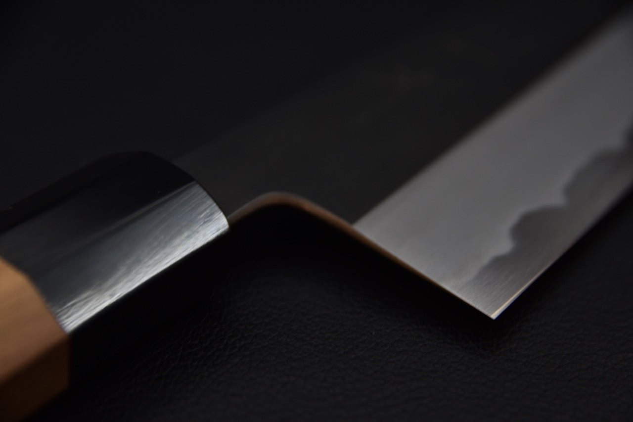 Hitohira Tanaka Kyuzo Aogami #1 Kurouchi Gyuto 240mm Yakusugi