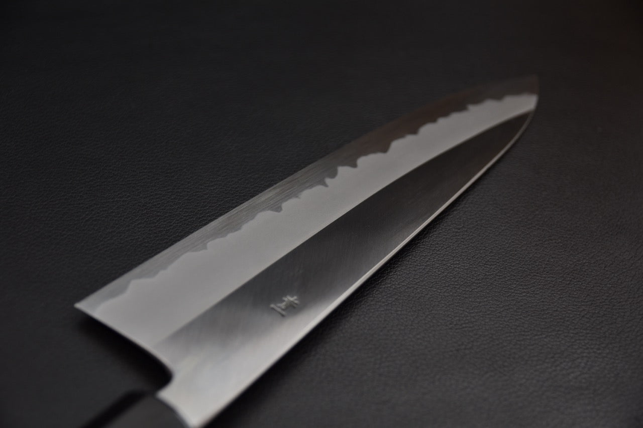 Hitohira Tanaka Kyuzo Aogami #1 Migaki Gyuto 240mm Ziricote (Extra Haut)