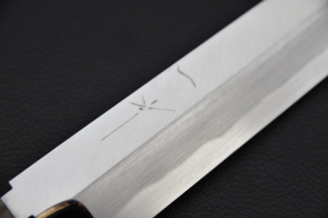 Hitohira Tanaka Manzo Aogami #1 Takobiki 270mm Ebony