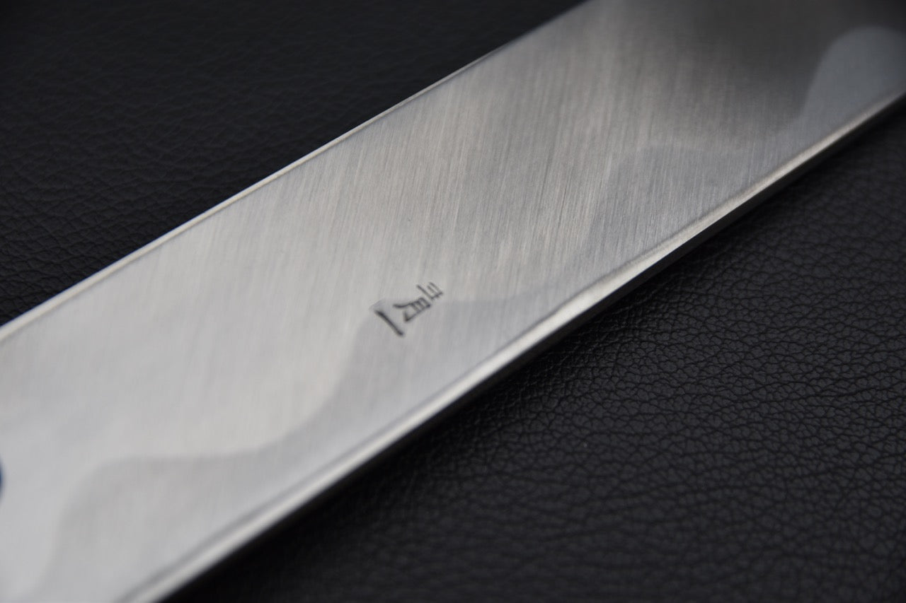 Hitohira Tanaka Manzo Aogami #1 Takobiki 270mm Ebony