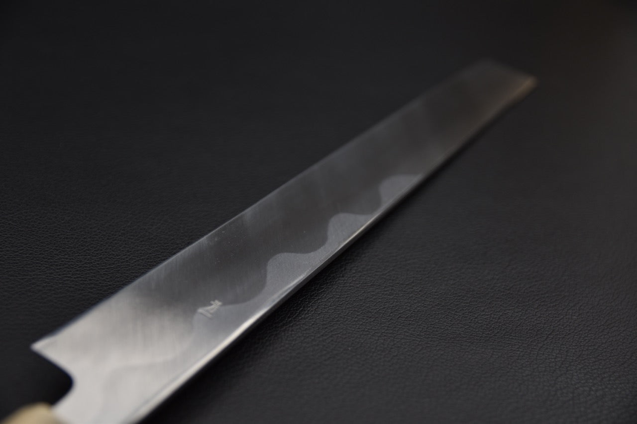 Hitohira Tanaka Manzo Aogami #1 Takobiki 270mm Ebony