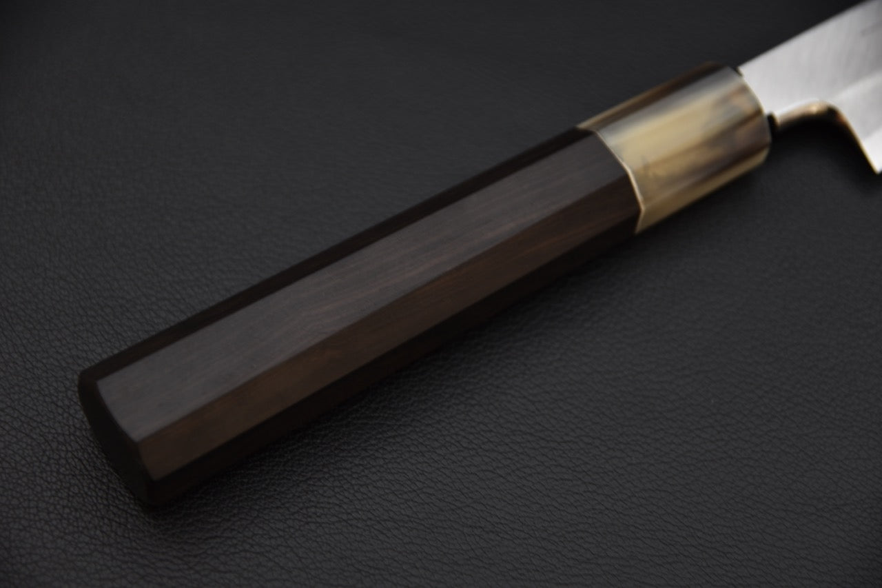 Hitohira Tanaka Manzo Aogami #1 Takobiki 270mm Ebony