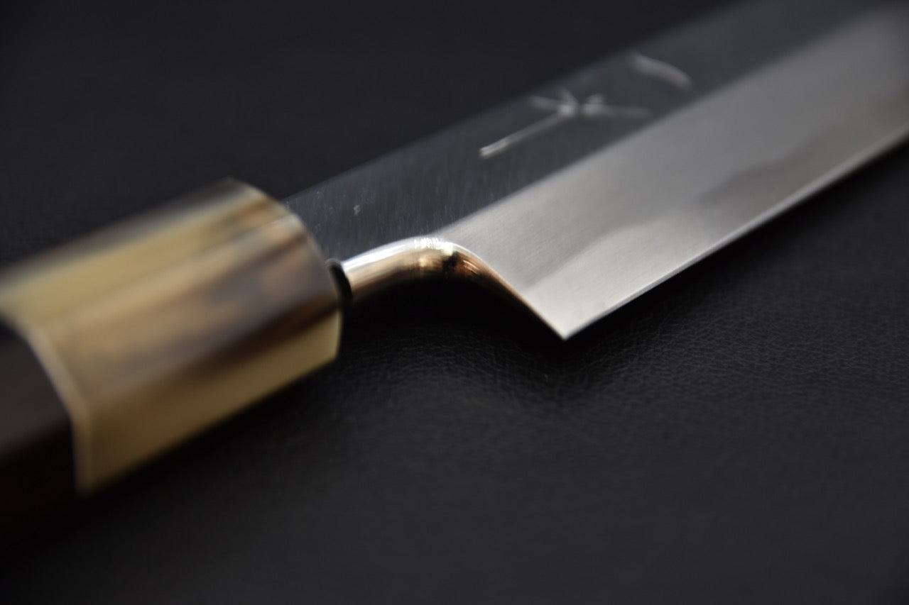Hitohira Tanaka Manzo Aogami #1 Takobiki 270mm Ebony