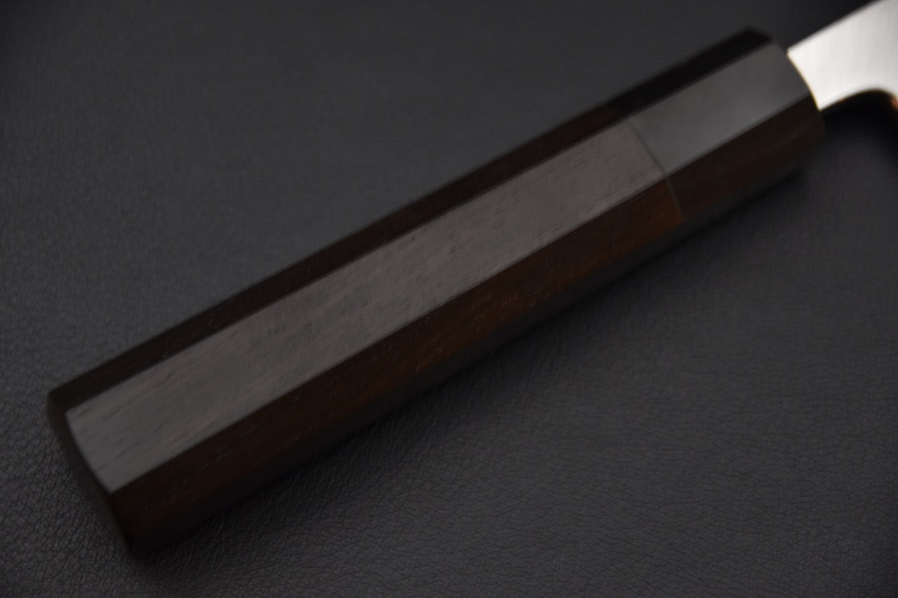 Hitohira Tanaka Manzo Shirogami #2 Mioroshi Deba 240mm Ebony