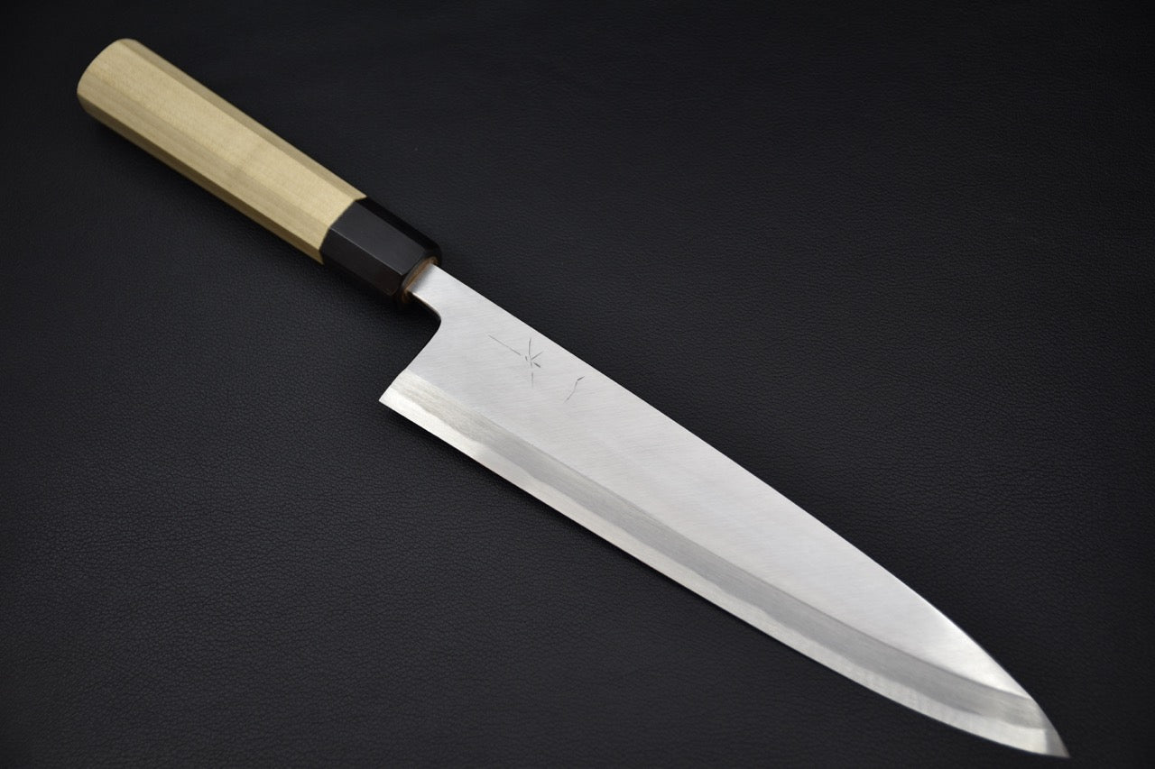 Hitohira Tanaka Manzo Shirogami #2 Mioroshi Deba 240mm Ho