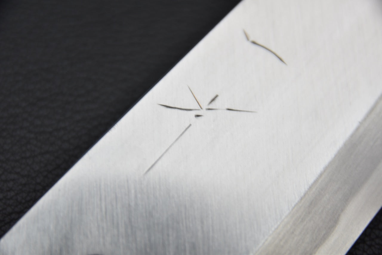 Hitohira Tanaka Manzo Shirogami #2 Mioroshi Deba 240mm Ho