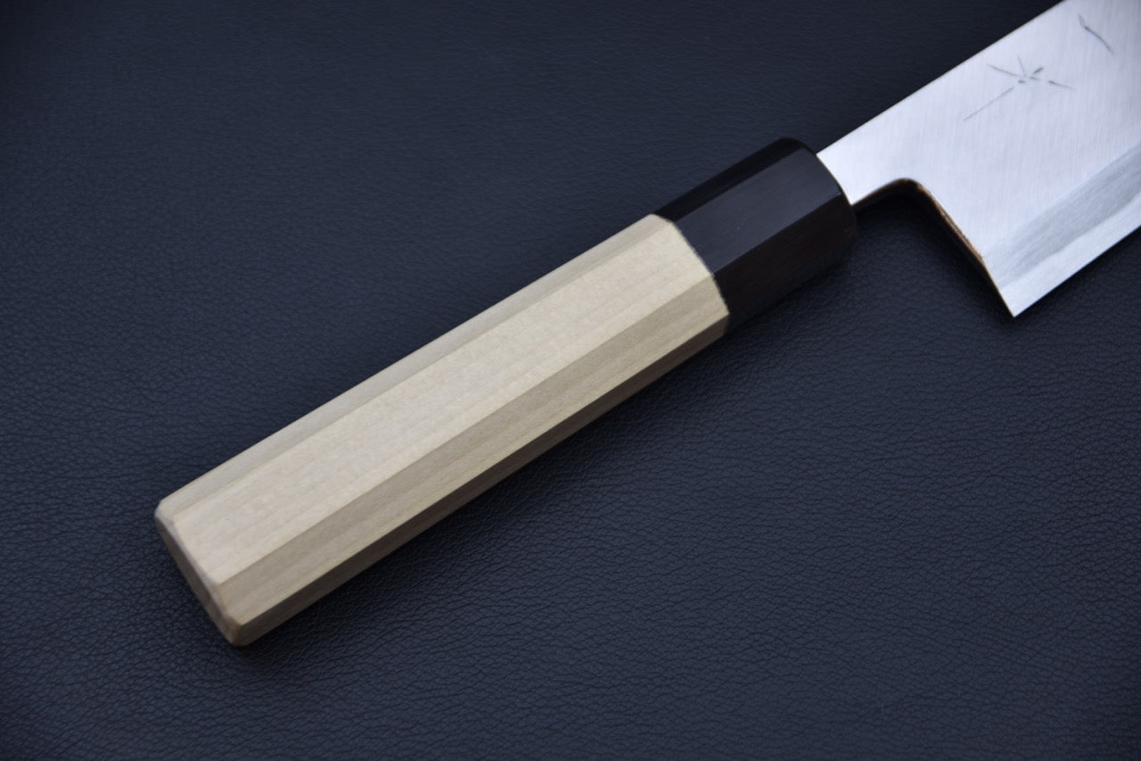 Hitohira Tanaka Manzo Shirogami #2 Mioroshi Deba 240mm Ho