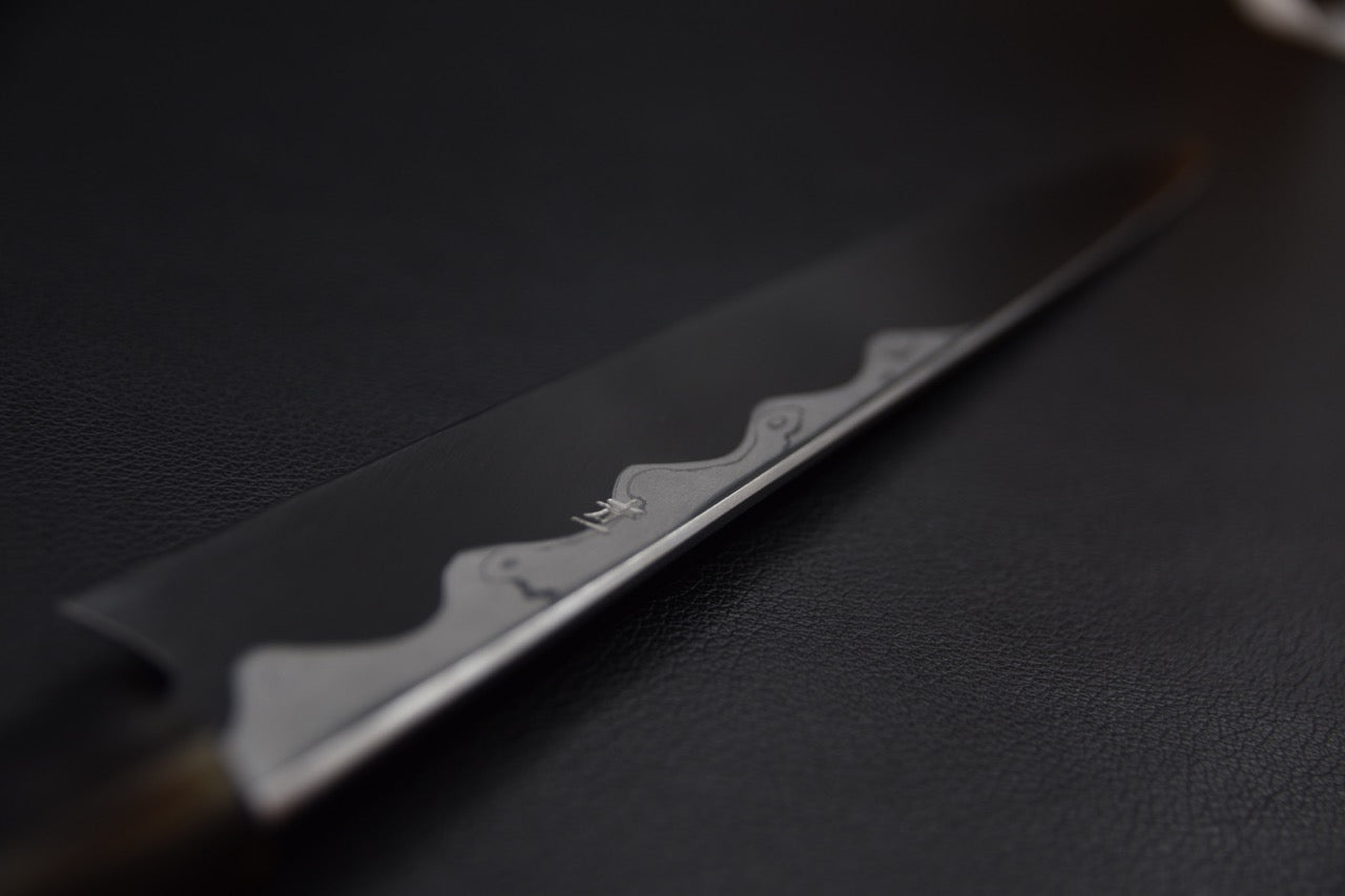 Hitohira Tanaka Mosuke Aogami #1 Damascus Yanagiba 300mm Ebony