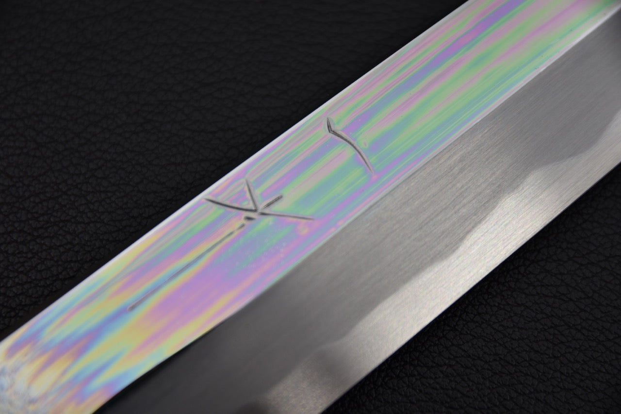 Hitohira Tanaka Mosuke Aogami #1 Mirror Polish Kiritsuke Yanagiba 300mm Ebony