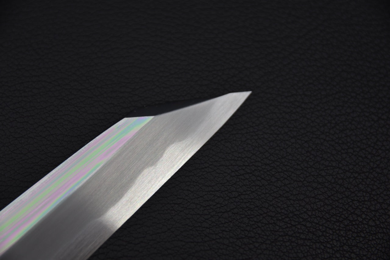 Hitohira Tanaka Mosuke Aogami #1 Mirror Polish Kiritsuke Yanagiba 300mm Ebony