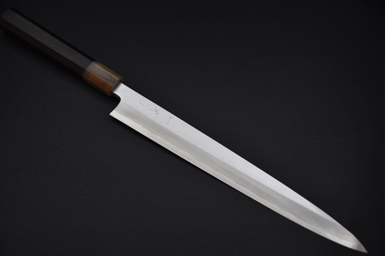 Hitohira Tanaka Mosuke Aogami #1 Yanagiba 270mm Ebony