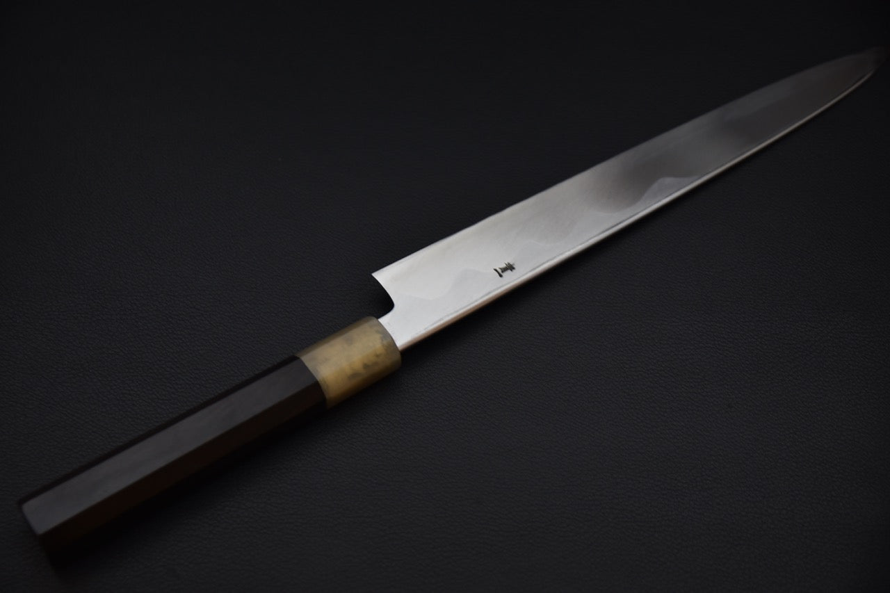 Hitohira Tanaka Mosuke Aogami #1 Yanagiba 270mm Ebony