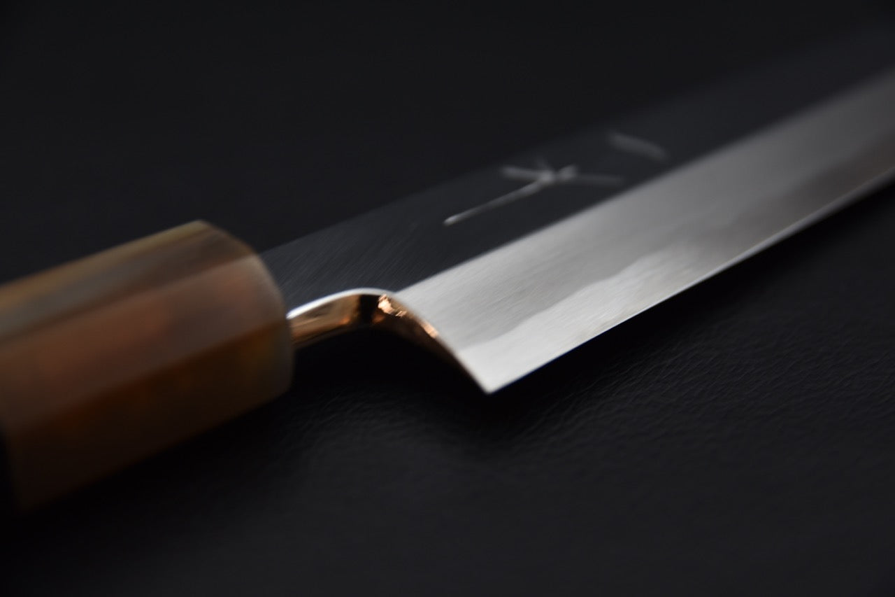 Hitohira Tanaka Mosuke Aogami #1 Yanagiba 270mm Ebony