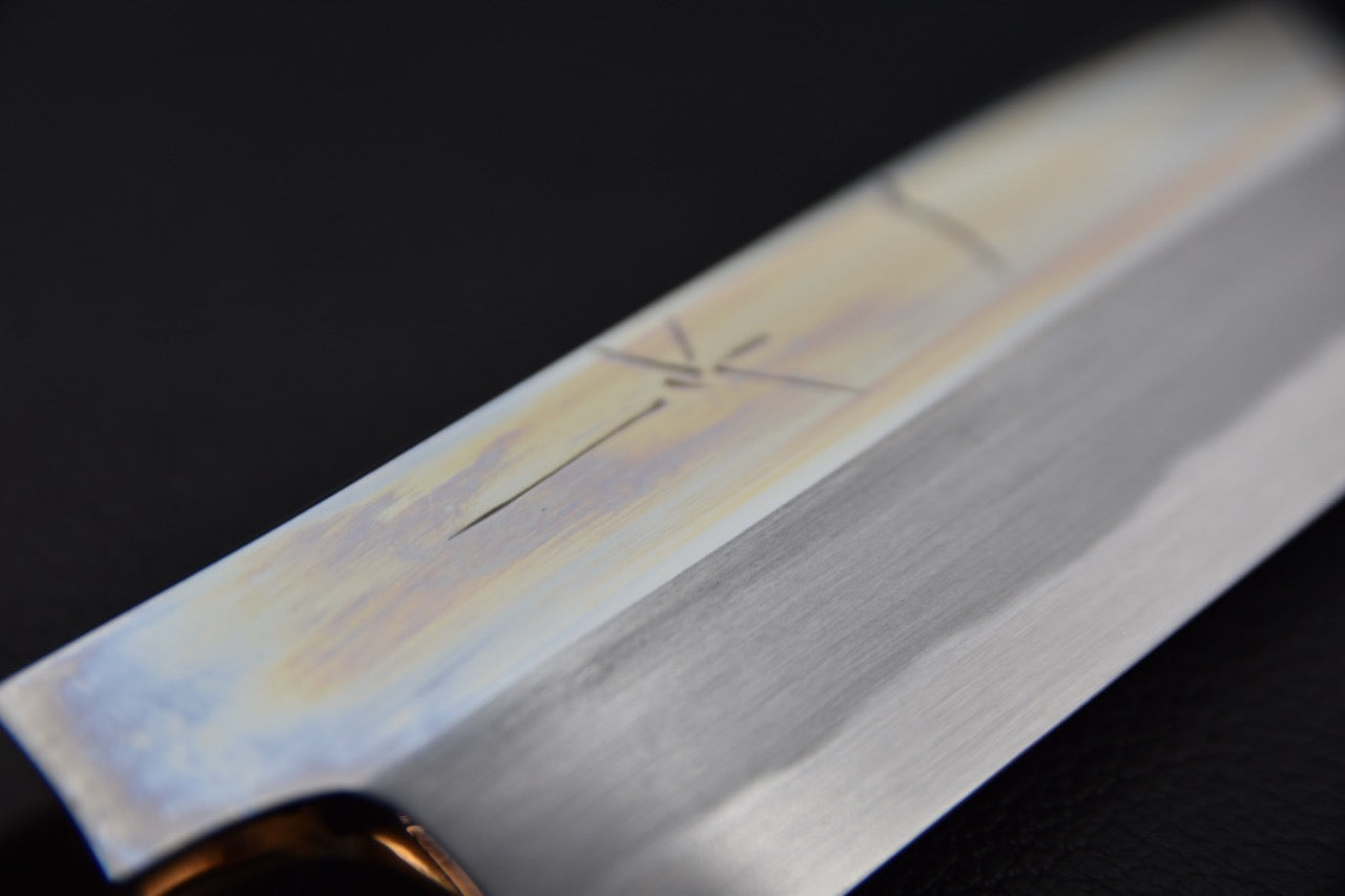 Hitohira Tanaka Mosuke Blue #1 Sakimaru Takobiki Poli Miroir 300mm Ébène