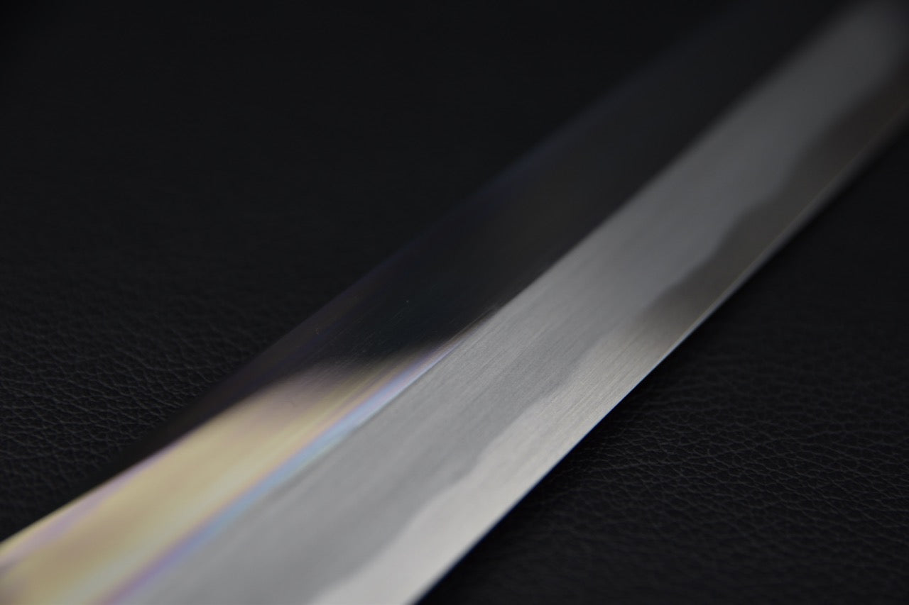 Hitohira Tanaka Mosuke Blue #1 Sakimaru Takobiki Poli Miroir 300mm Ébène