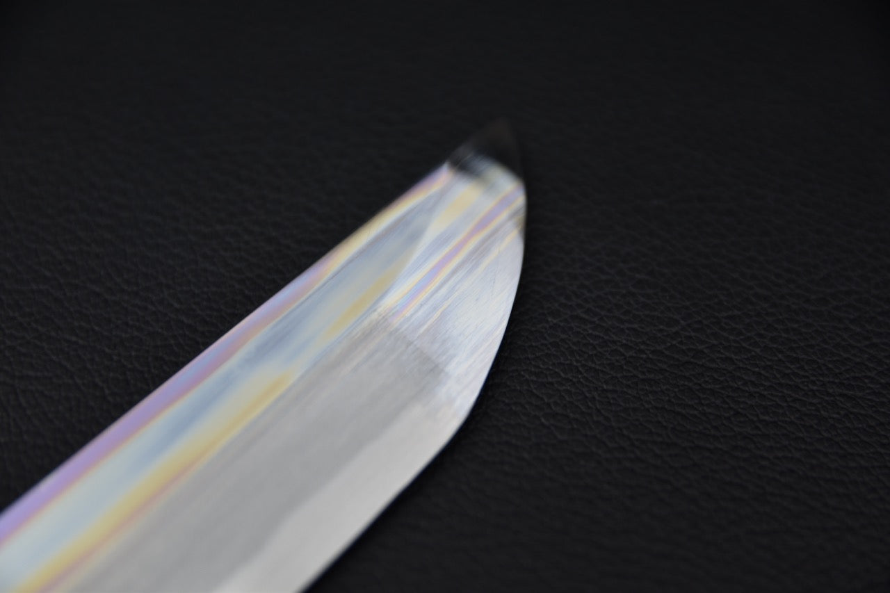 Hitohira Tanaka Mosuke Blue #1 Sakimaru Takobiki Poli Miroir 300mm Ébène