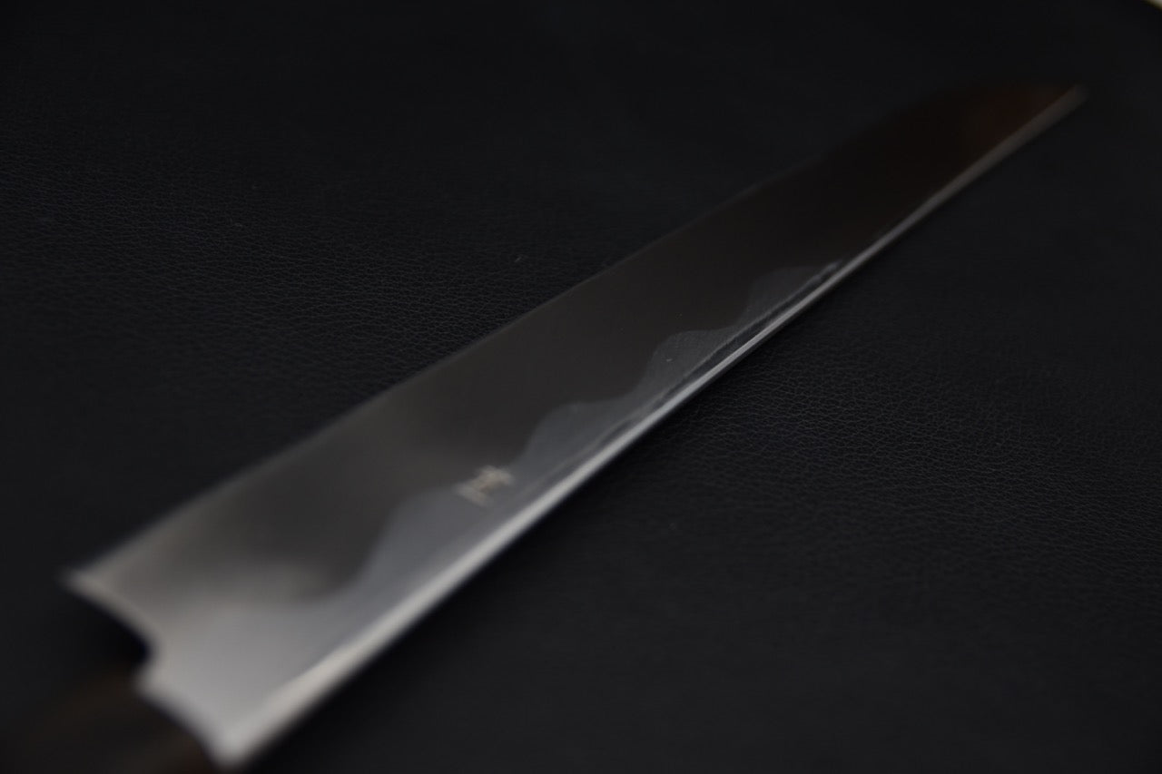 Hitohira Tanaka Mosuke Blue #1 Sakimaru Takobiki Poli Miroir 300mm Ébène