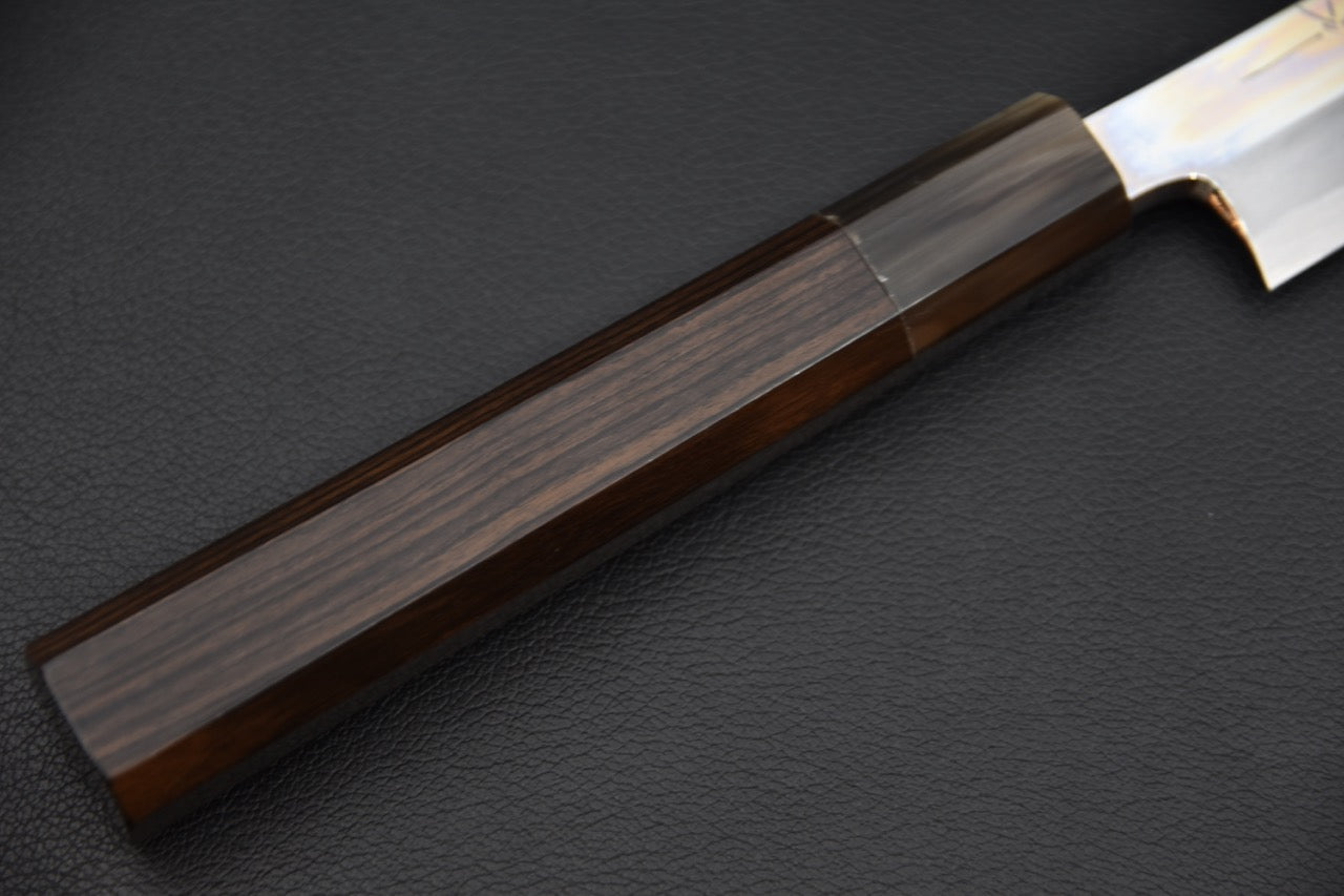 Hitohira Tanaka Mosuke Blue #1 Sakimaru Takobiki Poli Miroir 300mm Ébène