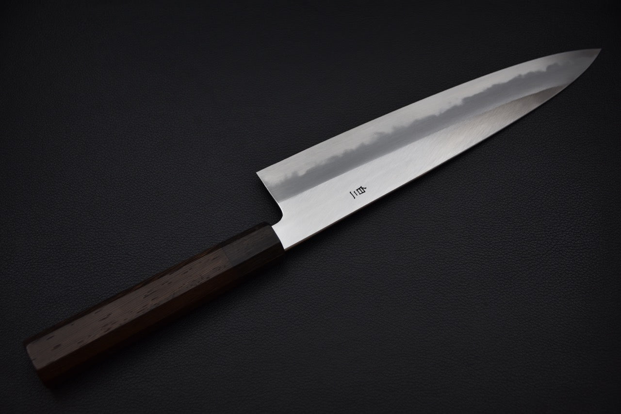 Hitohira Tanaka Ren Shirogami #2 Gyuto 240mm Tagayasan