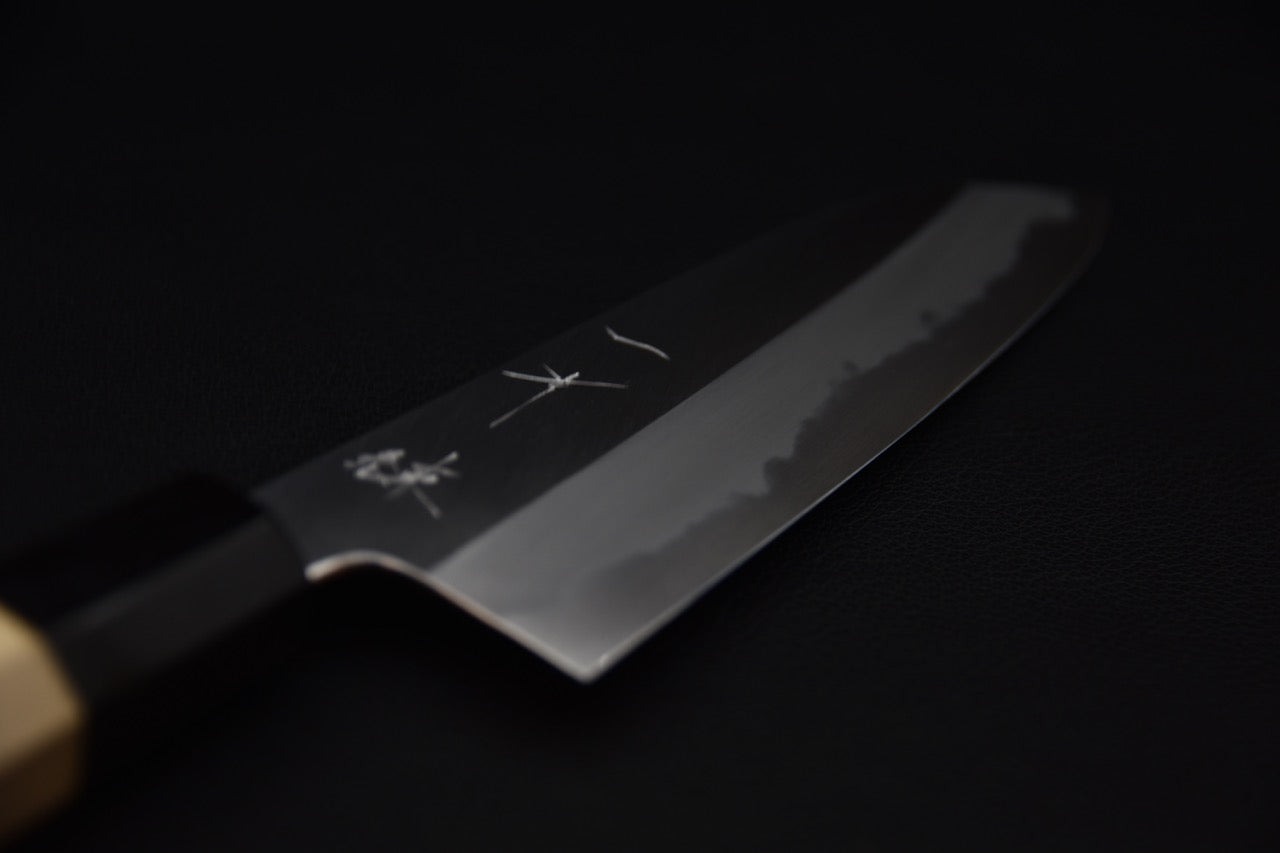 Hitohira Tanaka Ren Shirogami #2 Santoku 180mm Ho