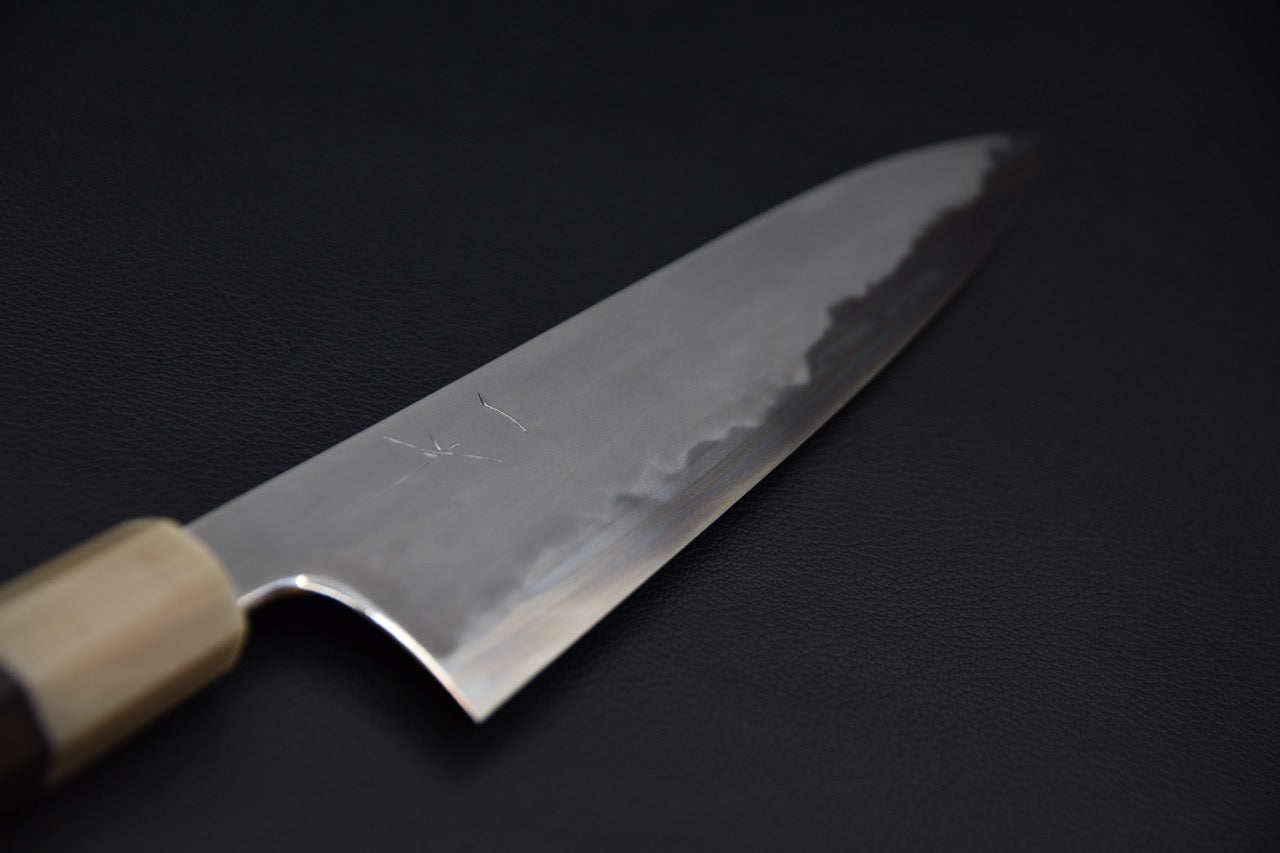 Hitohira Tanaka Yohei Aogami #1 Kasumi Gyuto 210mm Ébène