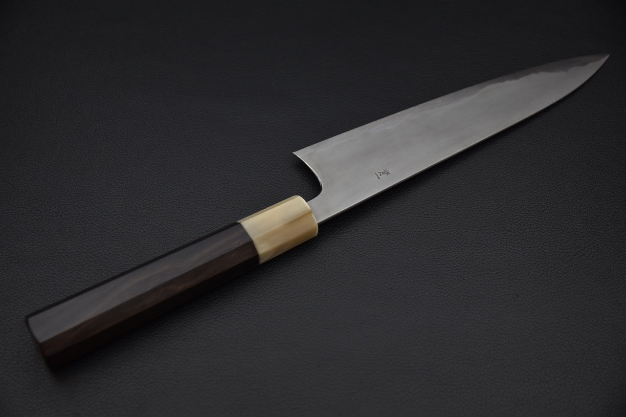 Hitohira Tanaka Yohei Aogami #1 Kasumi Gyuto 210mm Ébène