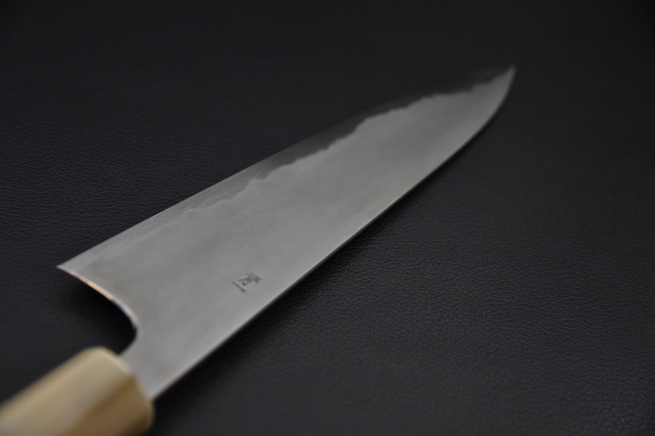 Hitohira Tanaka Yohei Aogami #1 Kasumi Gyuto 210mm Ébène